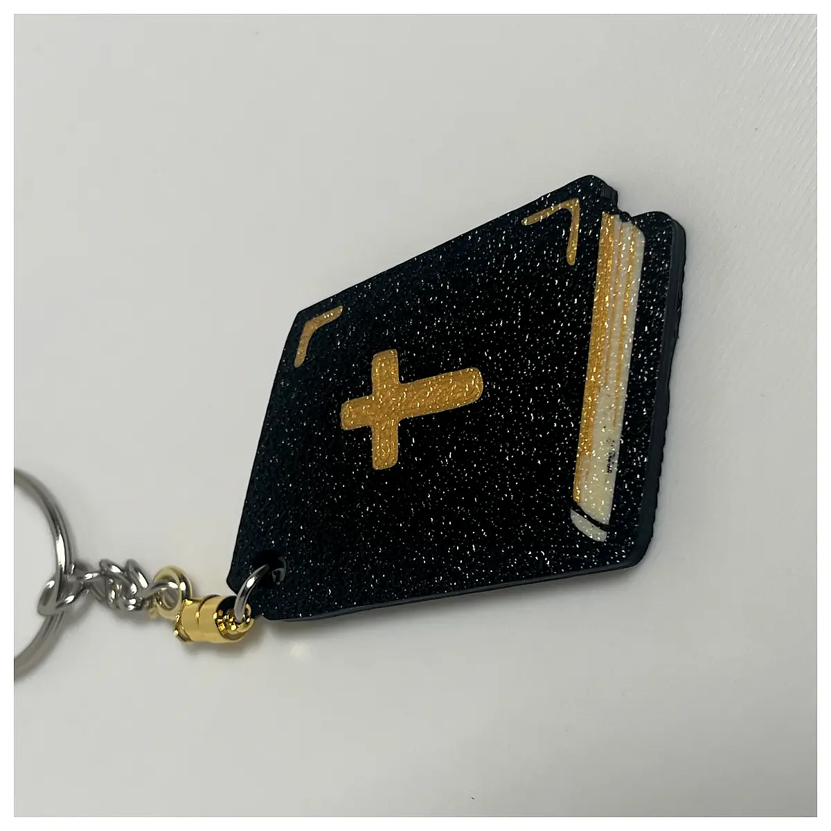 Bible NFC Keychain Religious Gift Christian Symbol Memorial Keychain Faith Jewelry Spiritual Gift