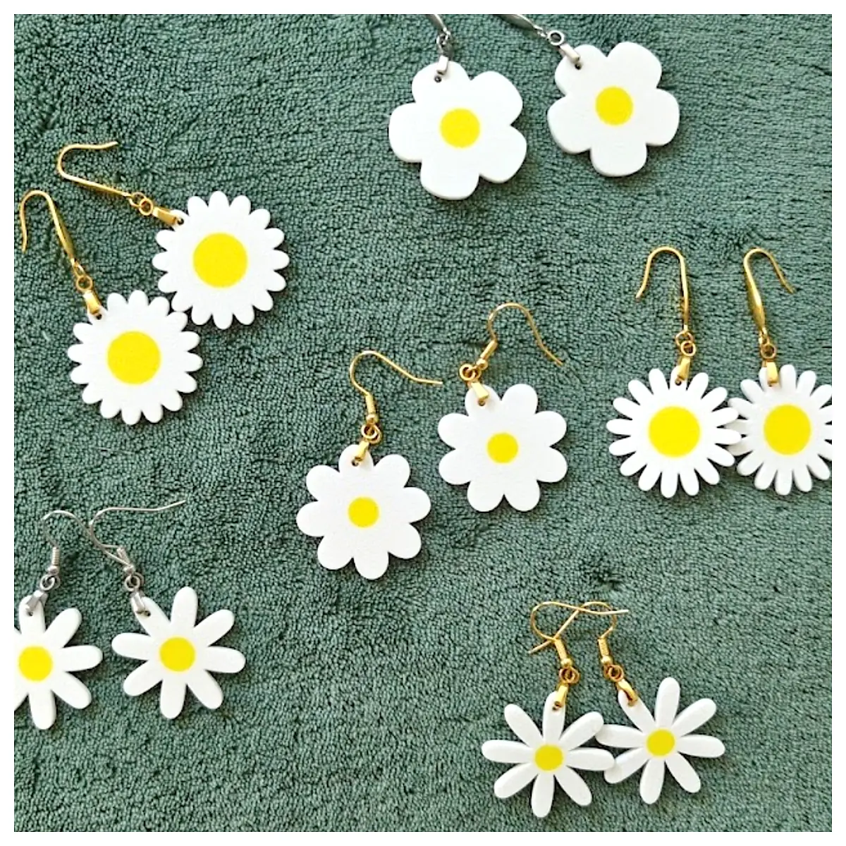 Daisy Earrings Women s Jewelry Flower Stud Earrings Elegant Simple Gift Accessories