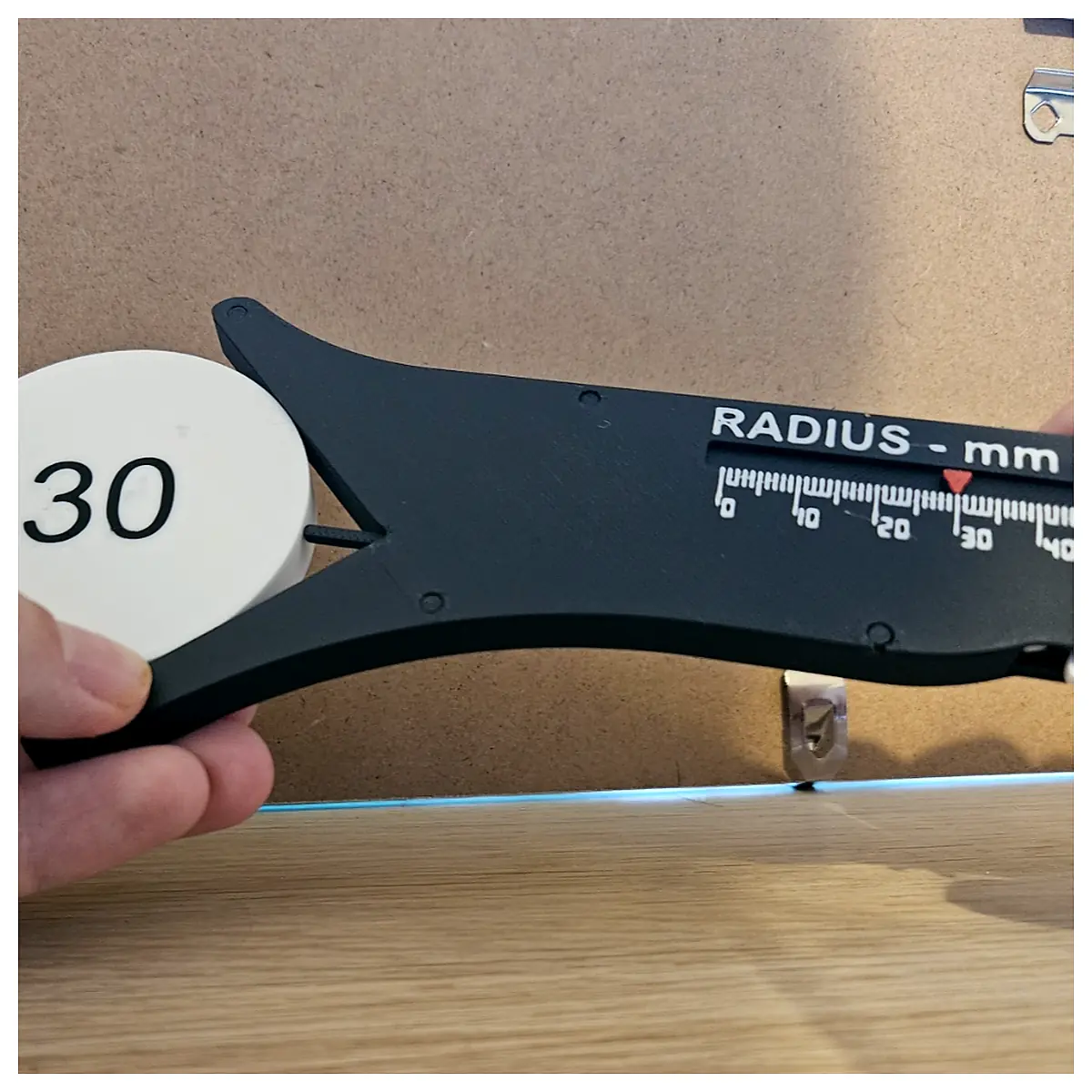 Sliding Radius Gauge Measurement Tool Diameter Calibration Accuracy Range Parts Repair