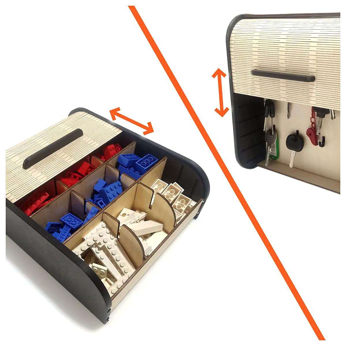 Modular Laser Cut Shutter Cabinet Box Parts Repair Installation Storage