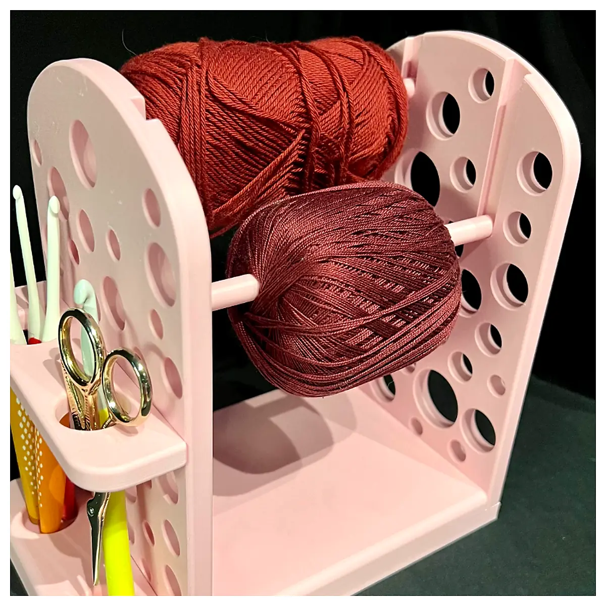 Yarn Holder Multi Tool Line Clamp Cable Organizer Knitting Accessories Crochet Tool Line Winder