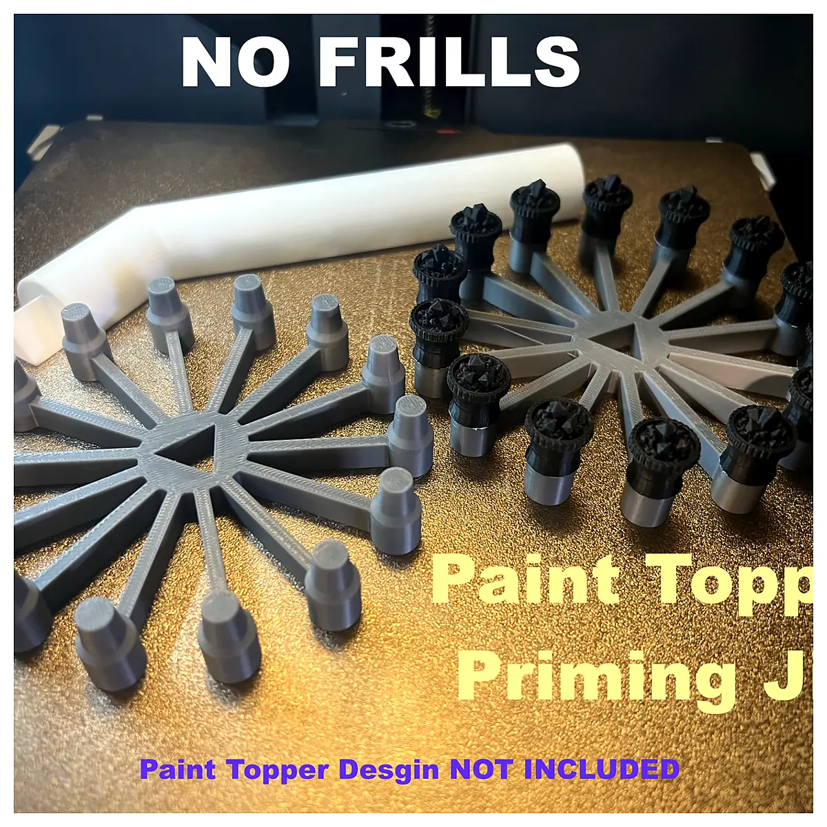 Paint Cap Priming Jig Brush Holder Spraying Aid Wall Decor Support Painting Accessory No Paint Needed