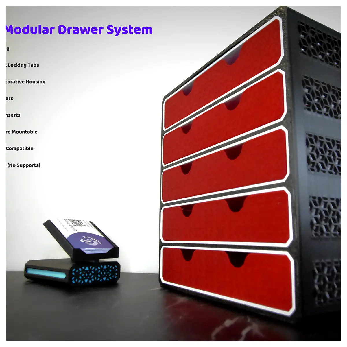 Modular Drawer System Flexible Customization Assembly Storage Organization Parts Repair