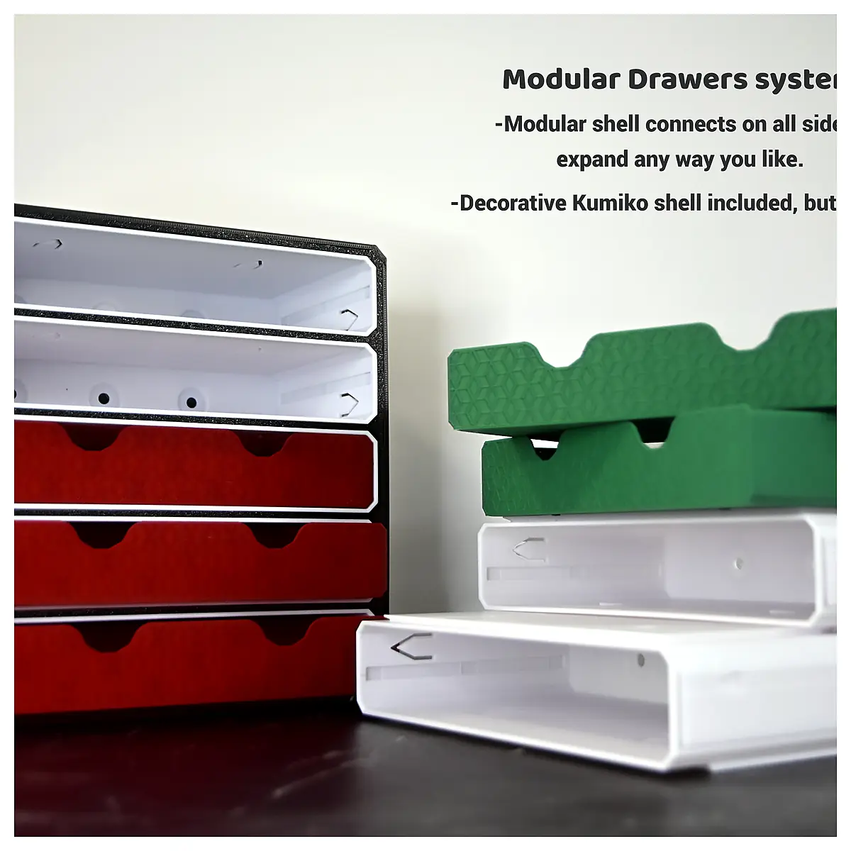 Modular Drawer System Flexible Customization Assembly Storage Organization Parts Repair