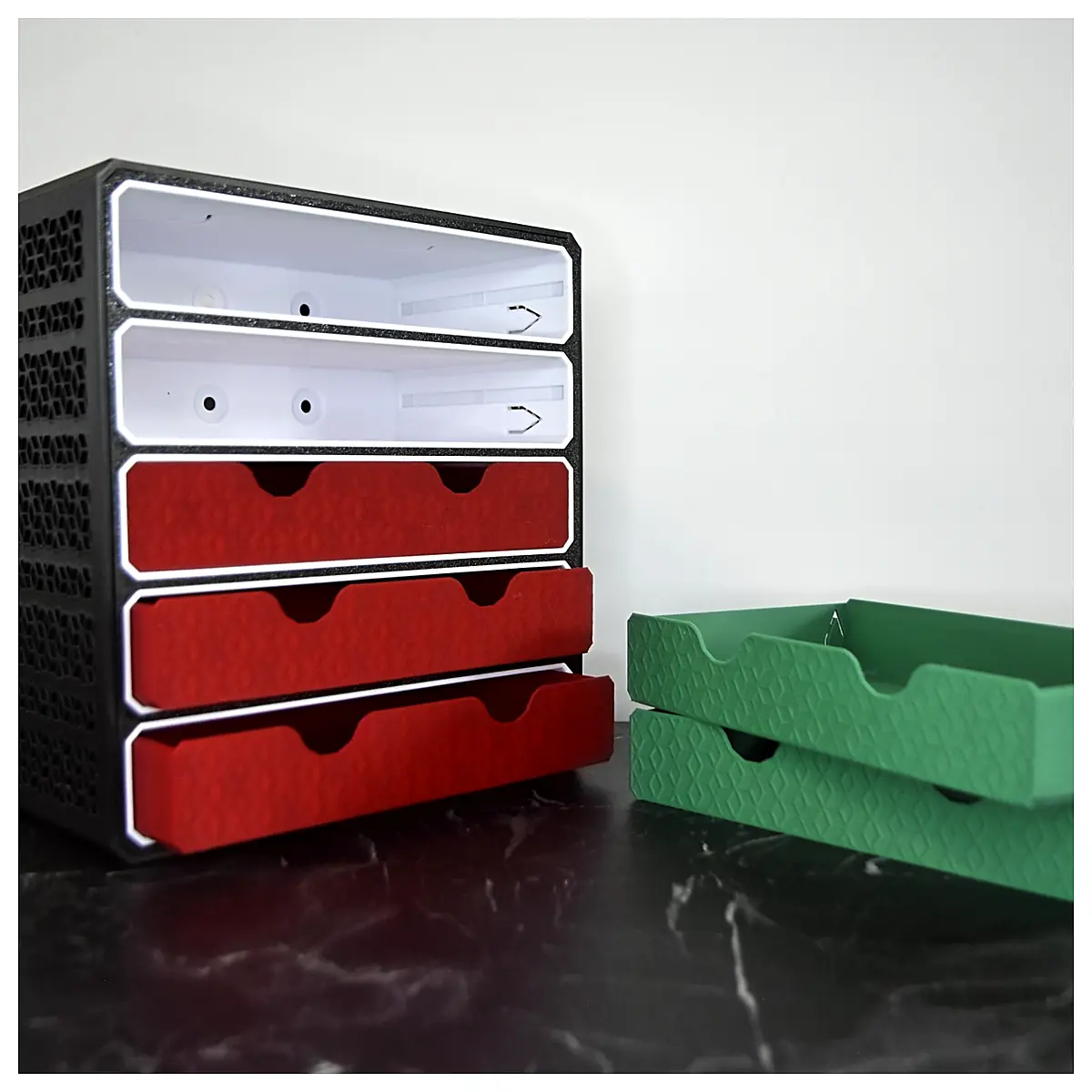 Modular Drawer System Flexible Customization Assembly Storage Organization Parts Repair