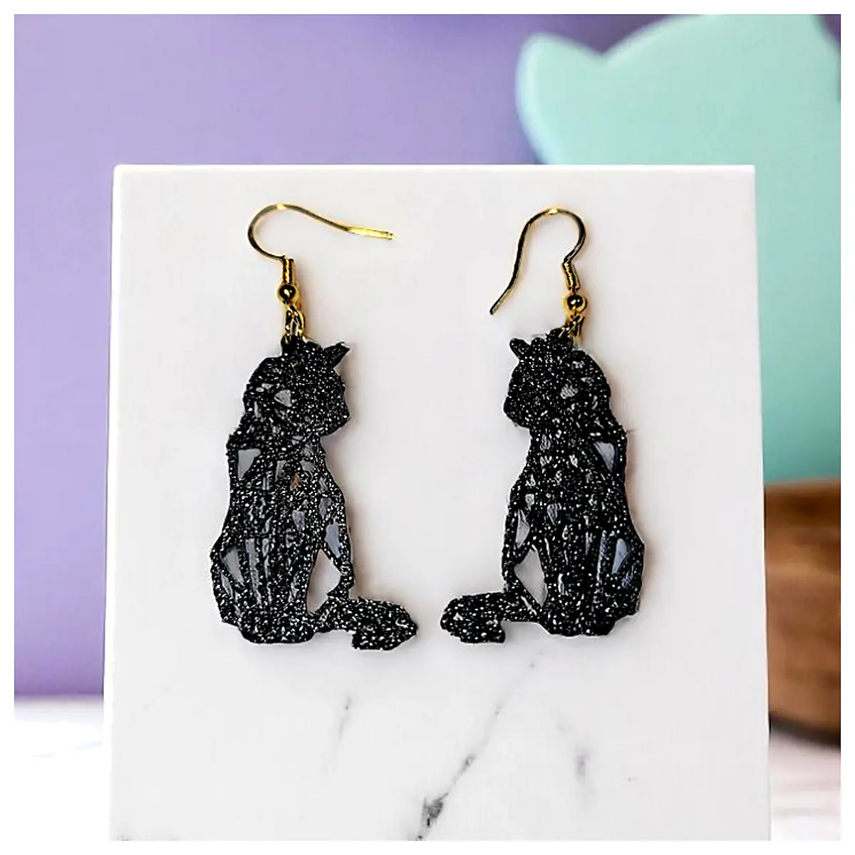 Cat Ear Earrings Cute Studs Jewelry Animal Paw Earrings Women Girls Cat Lover Accessories