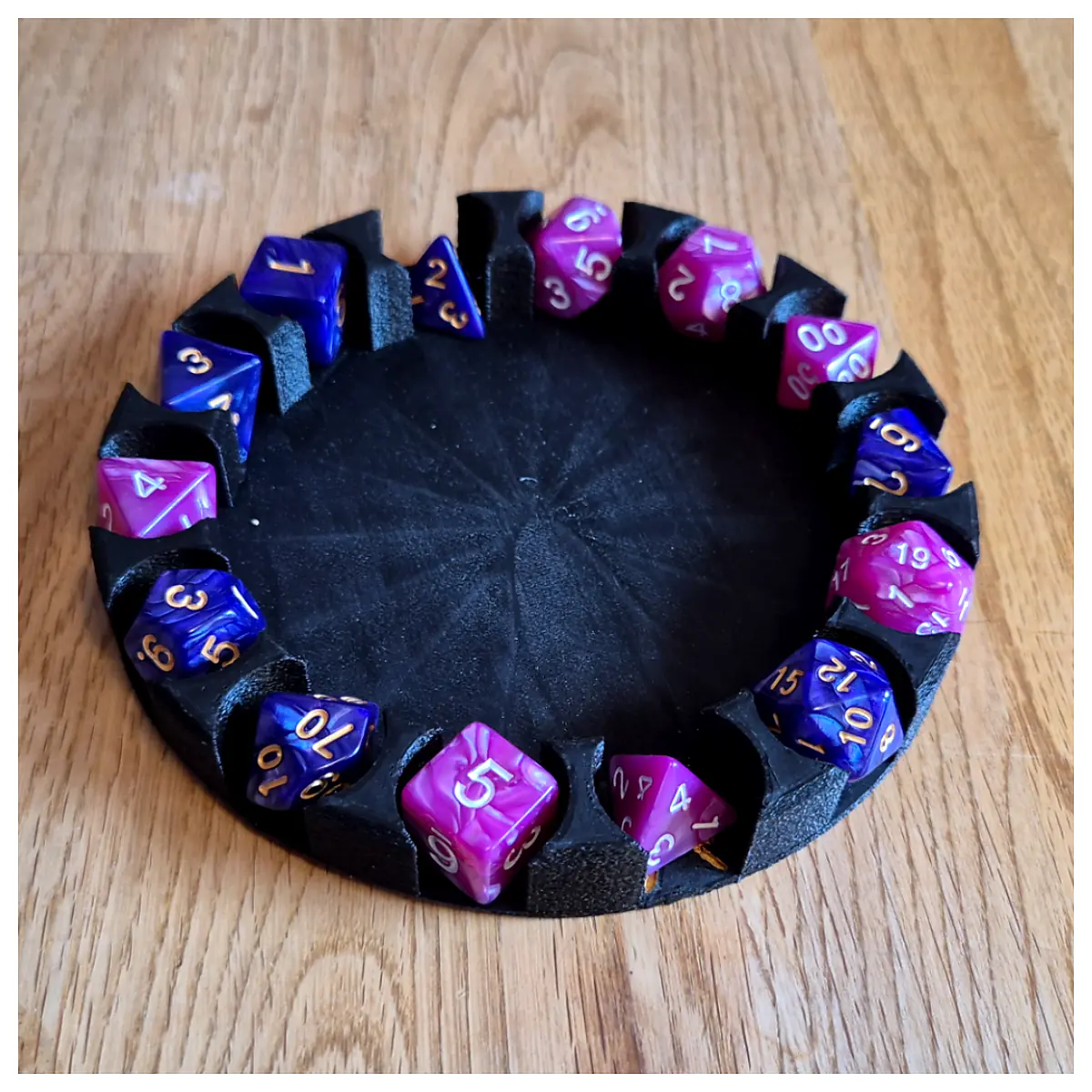 Dice Tray 14 Dice Protector Gaming Accessory Dice Mat Dice Table Roll Dice