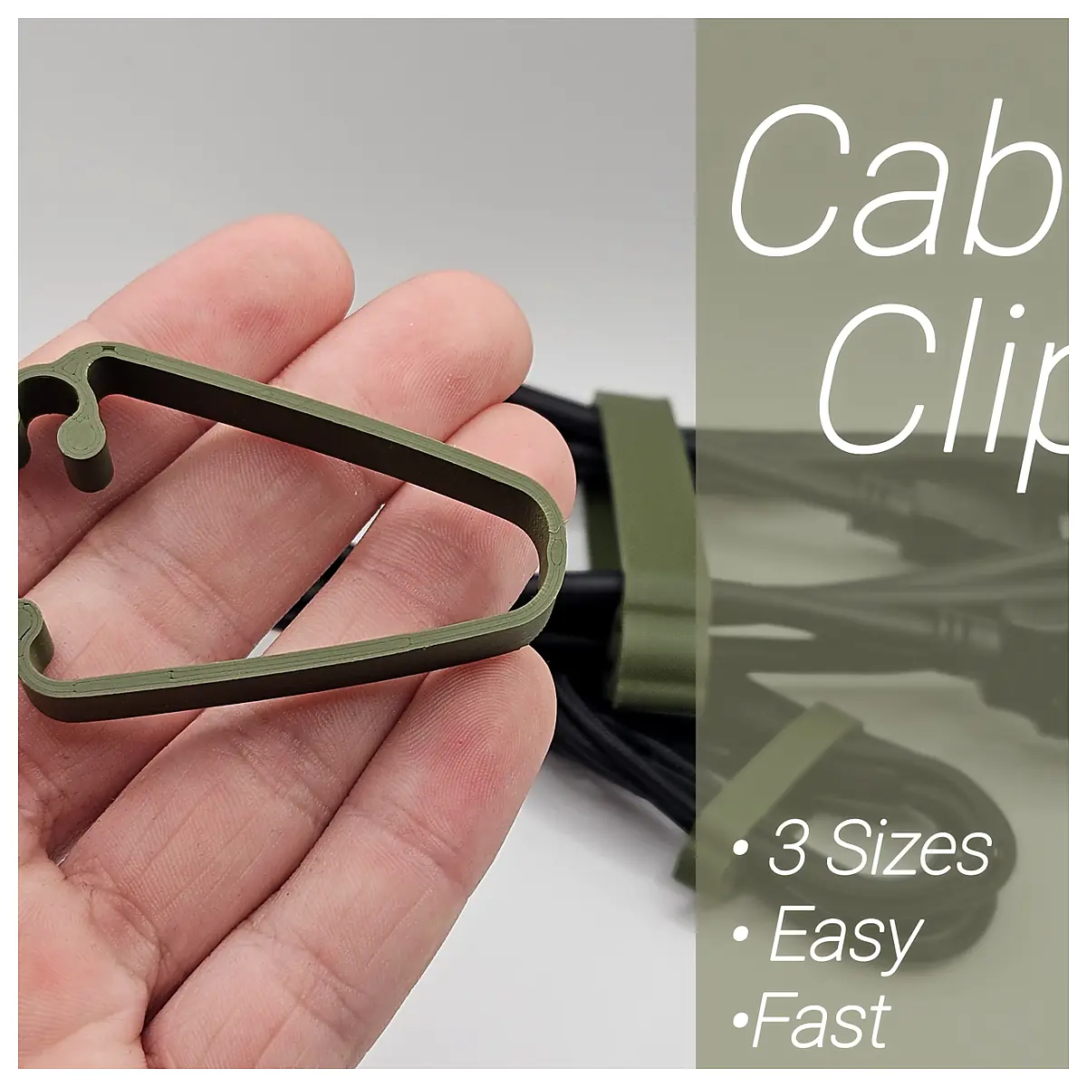 Cable Clips Tidyline Snap Fast Installation Cable Management Repair Parts Cable Straps Secure Cables