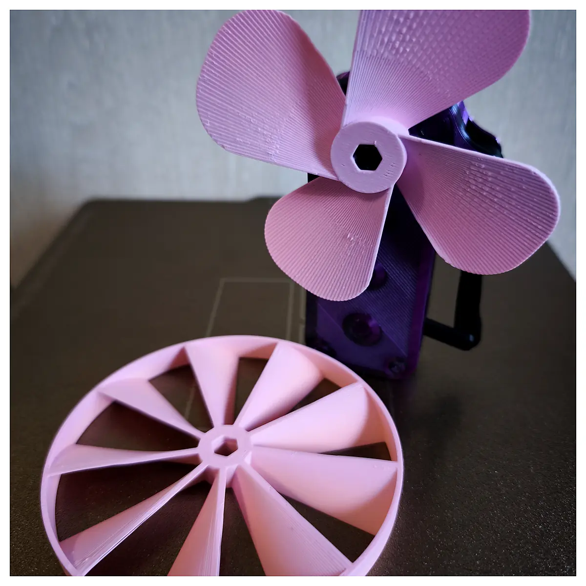 Hand Powered Mechanical Fan 3D Printing Project Parts Cooling Fan DIY Enthusiast