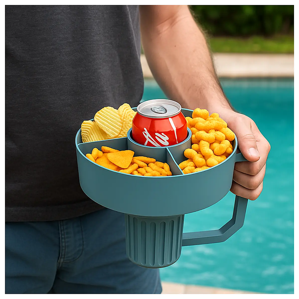 Outdoor Snack Plate Durable Camping Bowl Picnic Dish Outdoor Serving Plate Outdoor Accessories