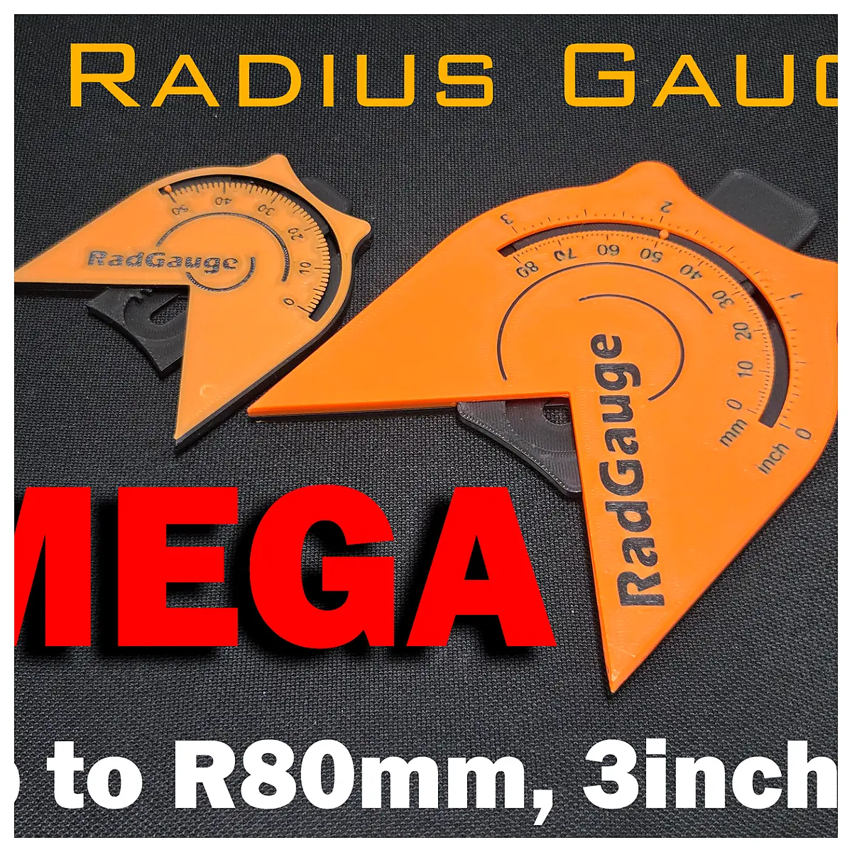Universal Circular Gauge Measurement Tool Readings Repair Parts Instrument RadGauge MEGA