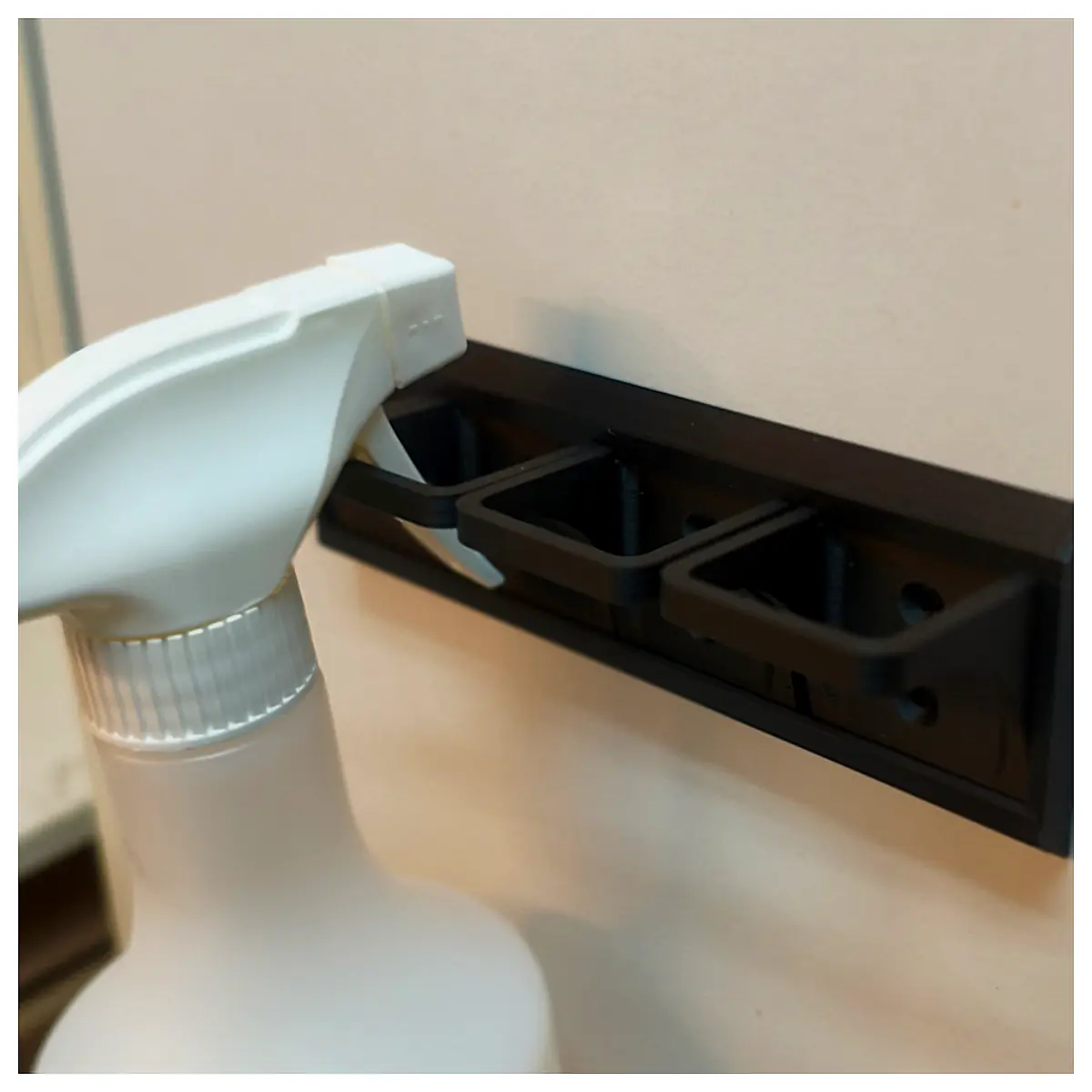Modular Spray Bottle Wall Hook Rail Adjustable Wall Hook Bathroom Hook Multi Purpose Wall Mount