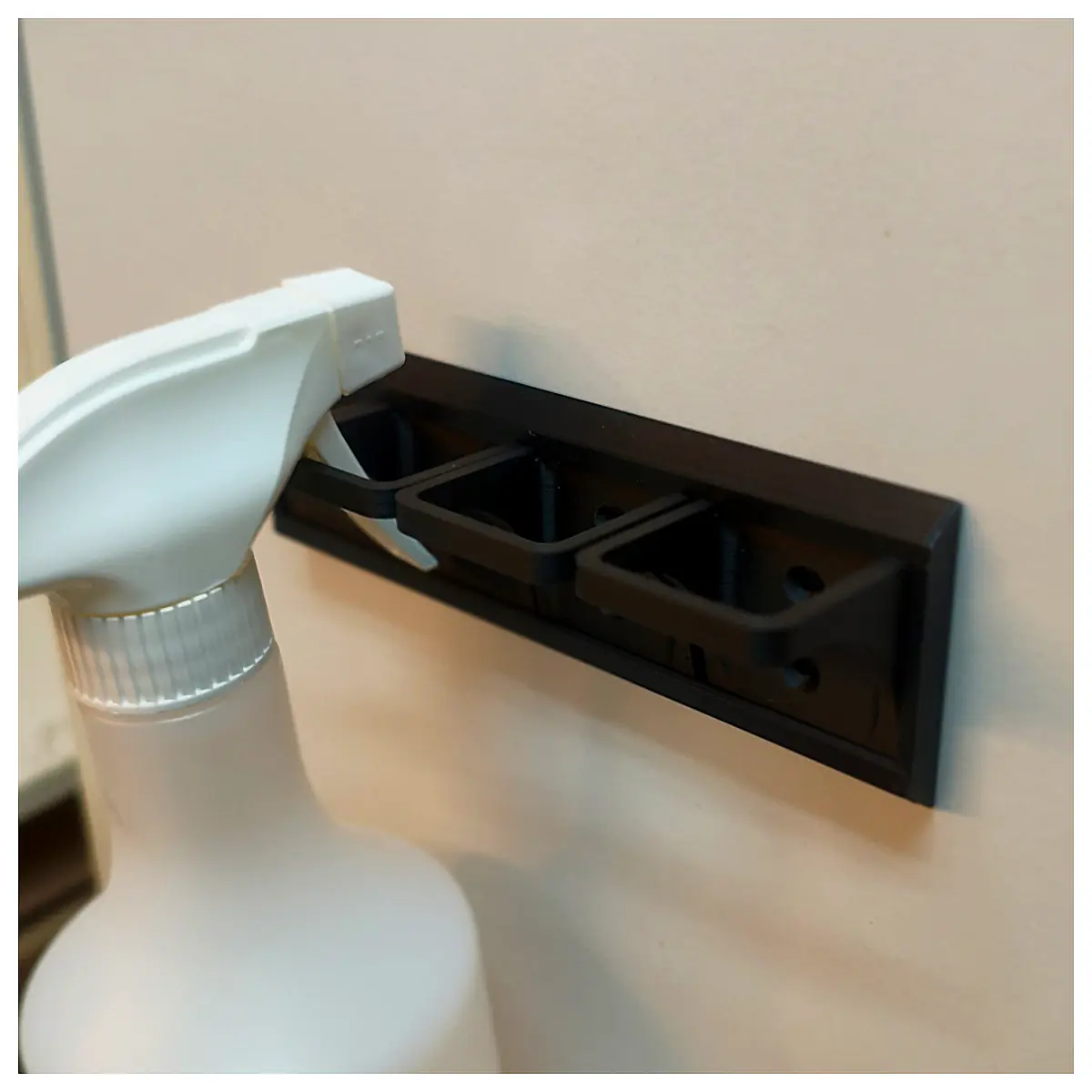 Modular Spray Bottle Wall Hook Rail Adjustable Wall Hook Bathroom Hook Multi Purpose Wall Mount