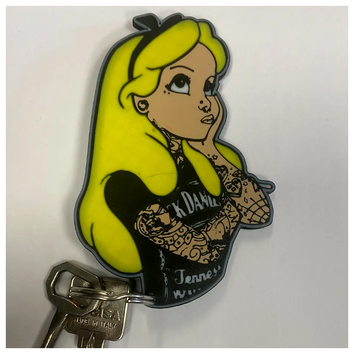 Alice in Wonderland Keychain Character Figure Collectible Decoration Gift Novelty