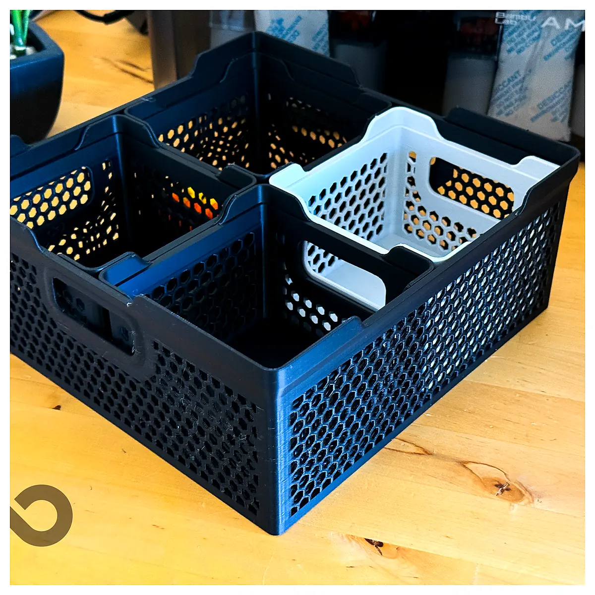 Stacking Baskets Organizer Storage Baskets Multi Layer Basket Home Storage Baskets Transport Crate
