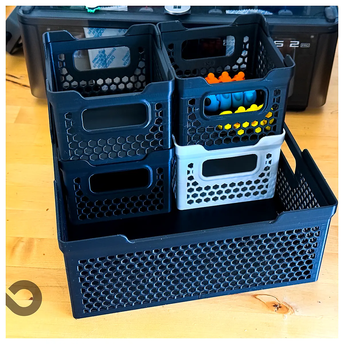 Stacking Baskets Organizer Storage Baskets Multi Layer Basket Home Storage Baskets Transport Crate