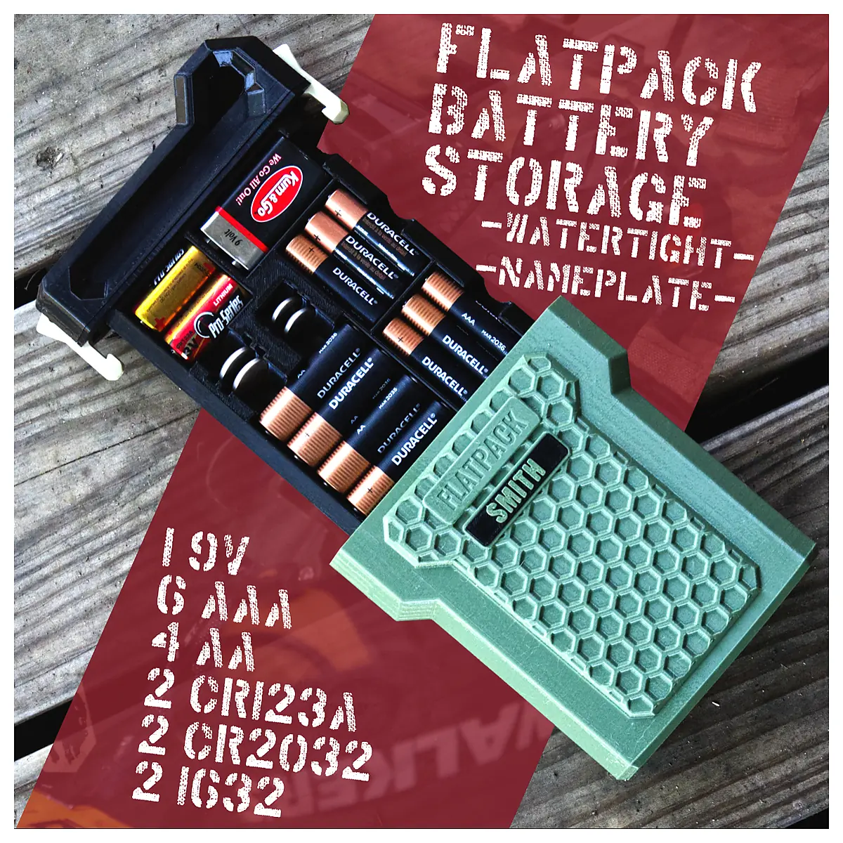 Waterproof Battery Flatpack Battery Assembly Repair Parts Battery Replacement Charging Accessories