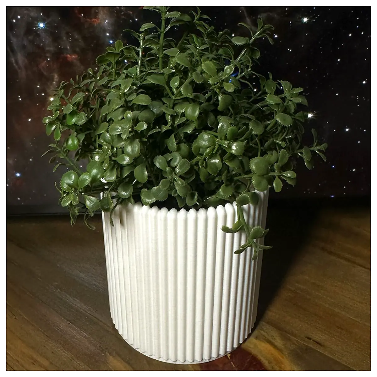 Ribbed Bathroom Organizer Cup Small Plant Pot Storage Shelf Holder Multi Purpose Container Small Accessories Organizer