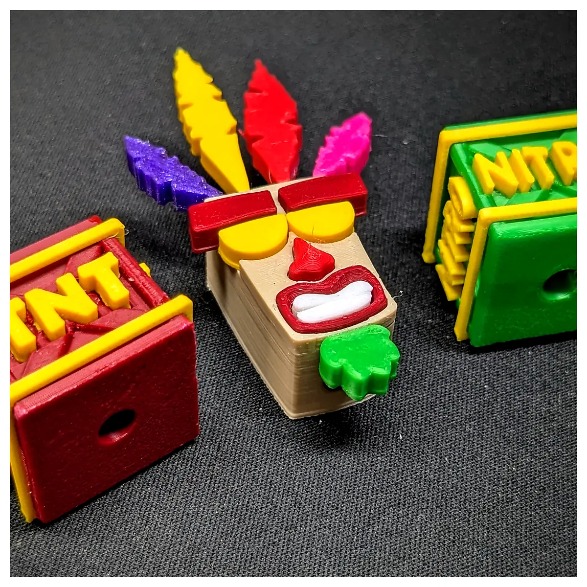 Crash Bandicoot Beads V2 Multi Collectible Toy Parts Kids Crafting Beads