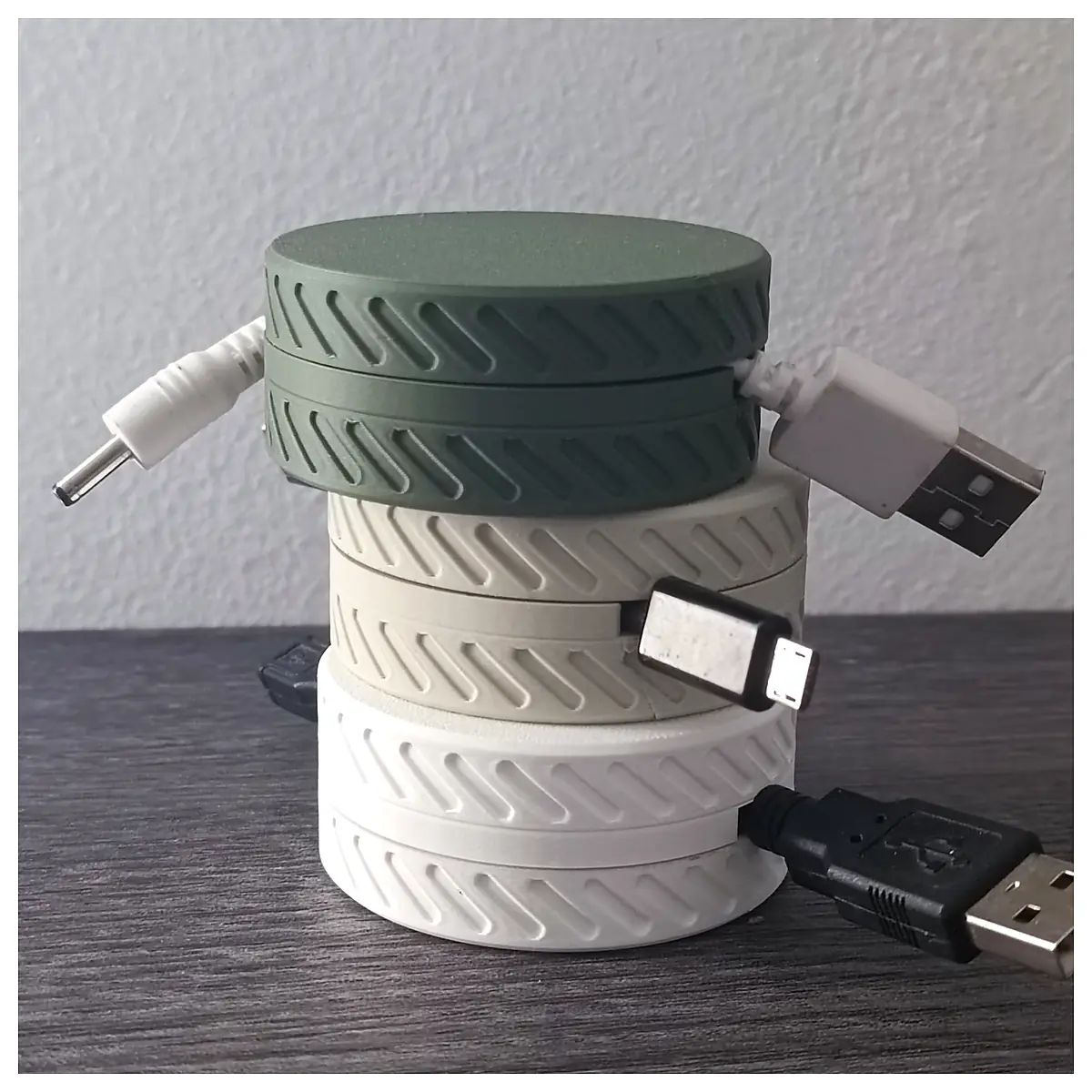 USB Cable Organizer Cord Management Desk Storage Cable Ties Wire Wrap Protect Accessories Repair