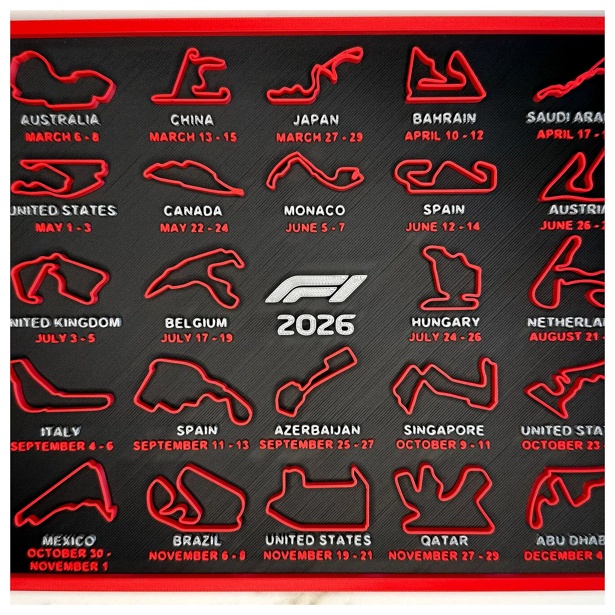 2026 F1 Calendar Dates Races Circuits Teams Pit Stops Motorsport