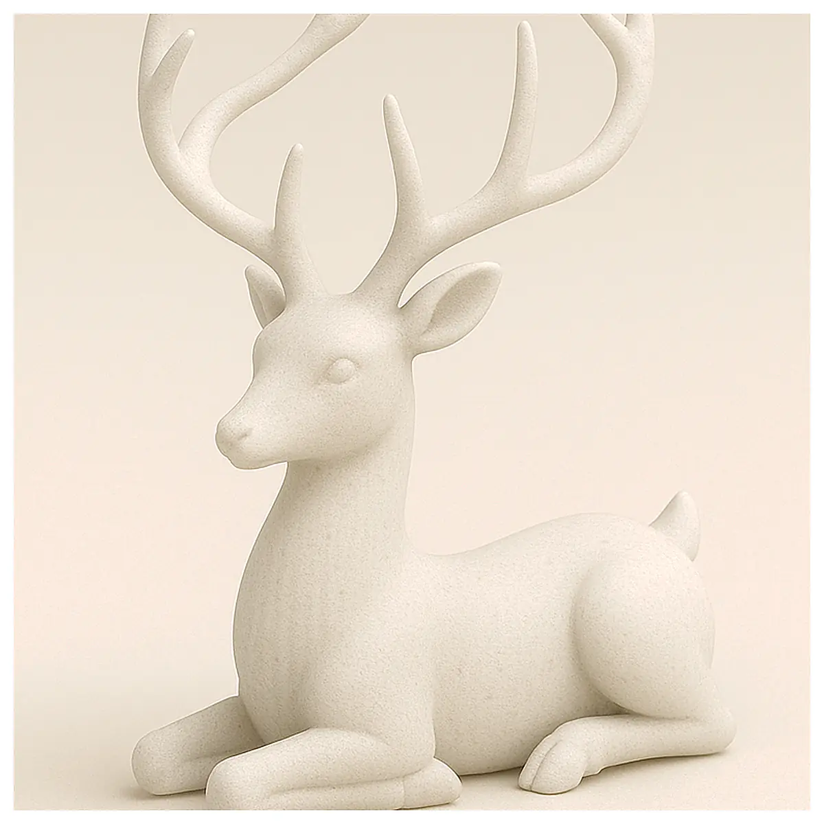 Young Christmas Reindeer Toy Realistic Reindeer Model Christmas Decoration Reindeer Parts Festive Gift