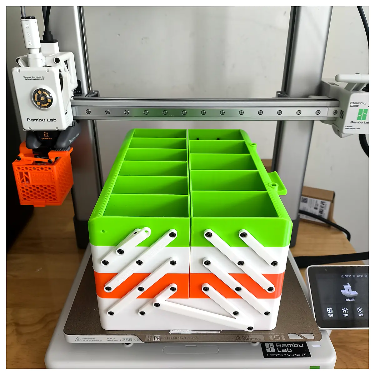 Folding Toolbox Parts Repair Tool Storage Interlocking Organizer System