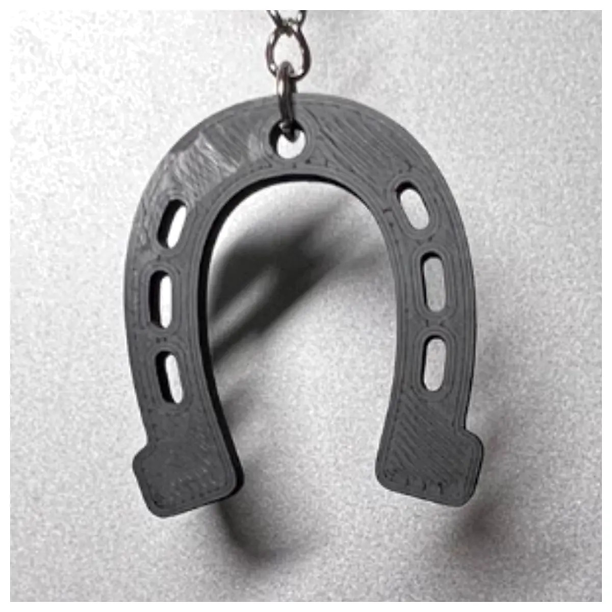 Horseshoe Keychain Automotive Decor Car Accessories Hanging Decoration Motorcycle Parts Horseshoe Charms Automotive Gifts