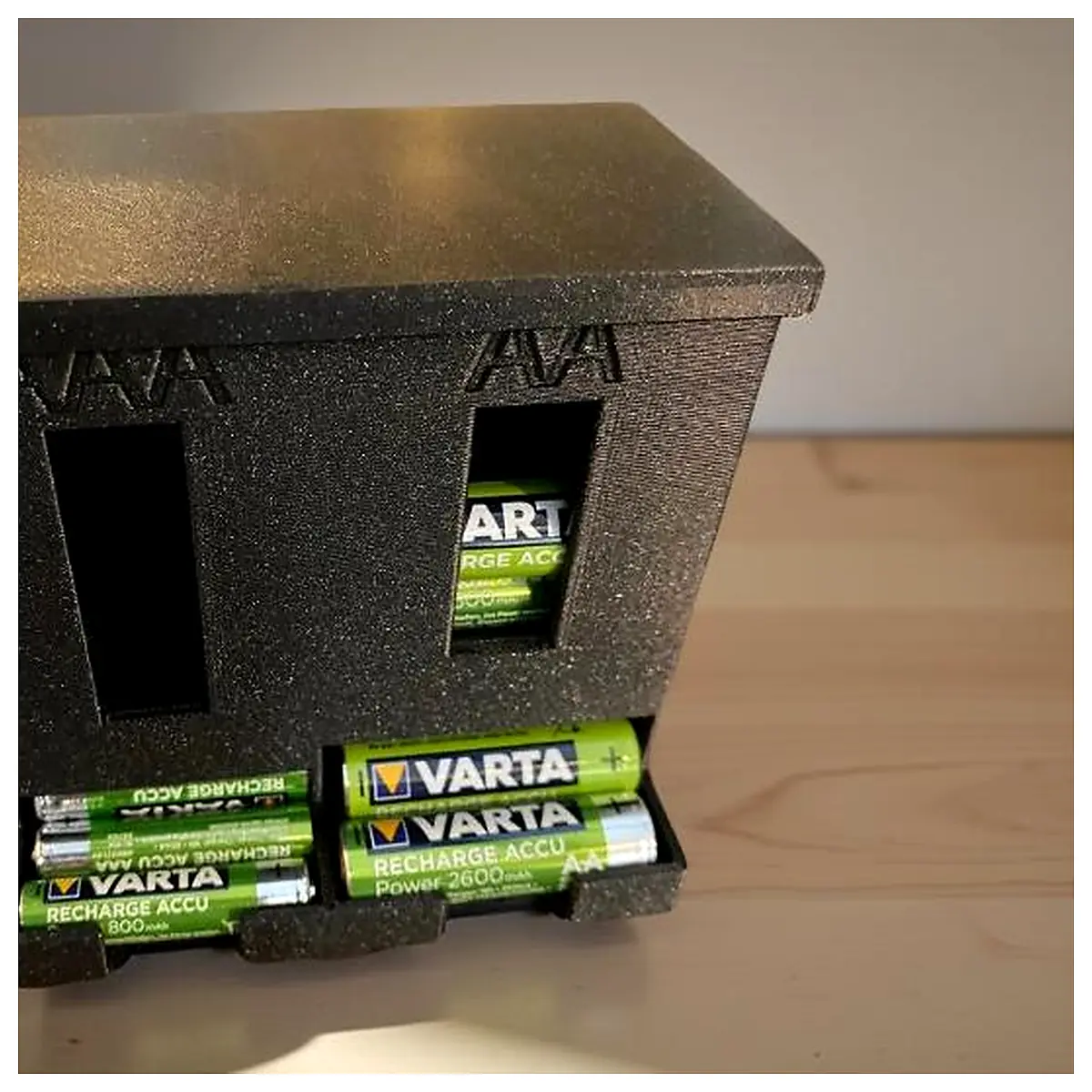 AA Battery Dispenser Organizer Box Battery Storage Case Sorted Container Holder For AA Batteries