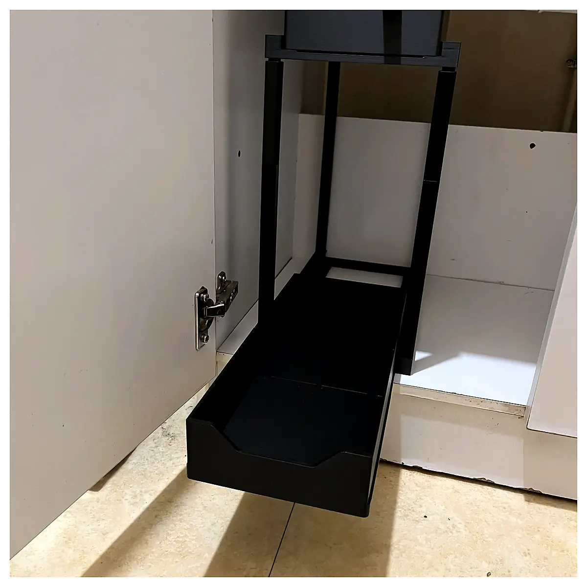 Under Sink Organizer Storage Cabinet Shelf System Universal Easy Install Kitchen Accessories