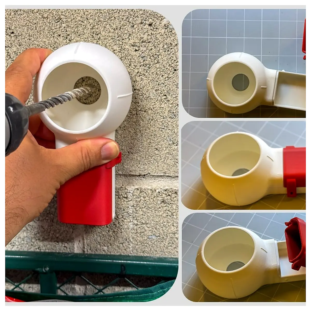 Small Drill Duster Container Ideal for Drill Bits Grinding Machine Parts Repair Maintenance