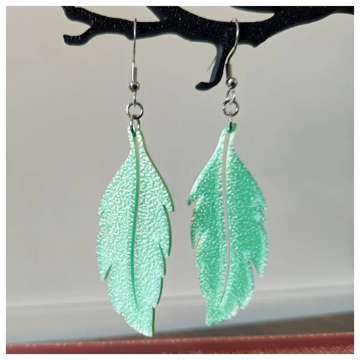 Feather Earrings Lightweight Decorative Earrings Feather Earrings Accessories Elegant Wholesale