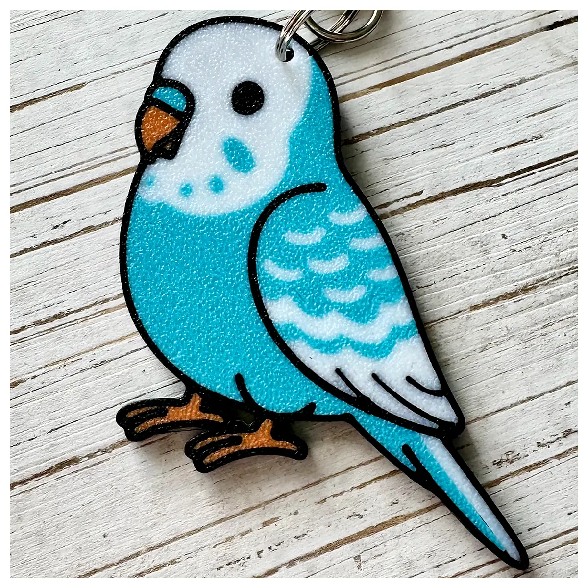 Parakeet Keychain Bird Pet Memorial Bird Toy Parts Cute Small Bird Key Chain Decoration
