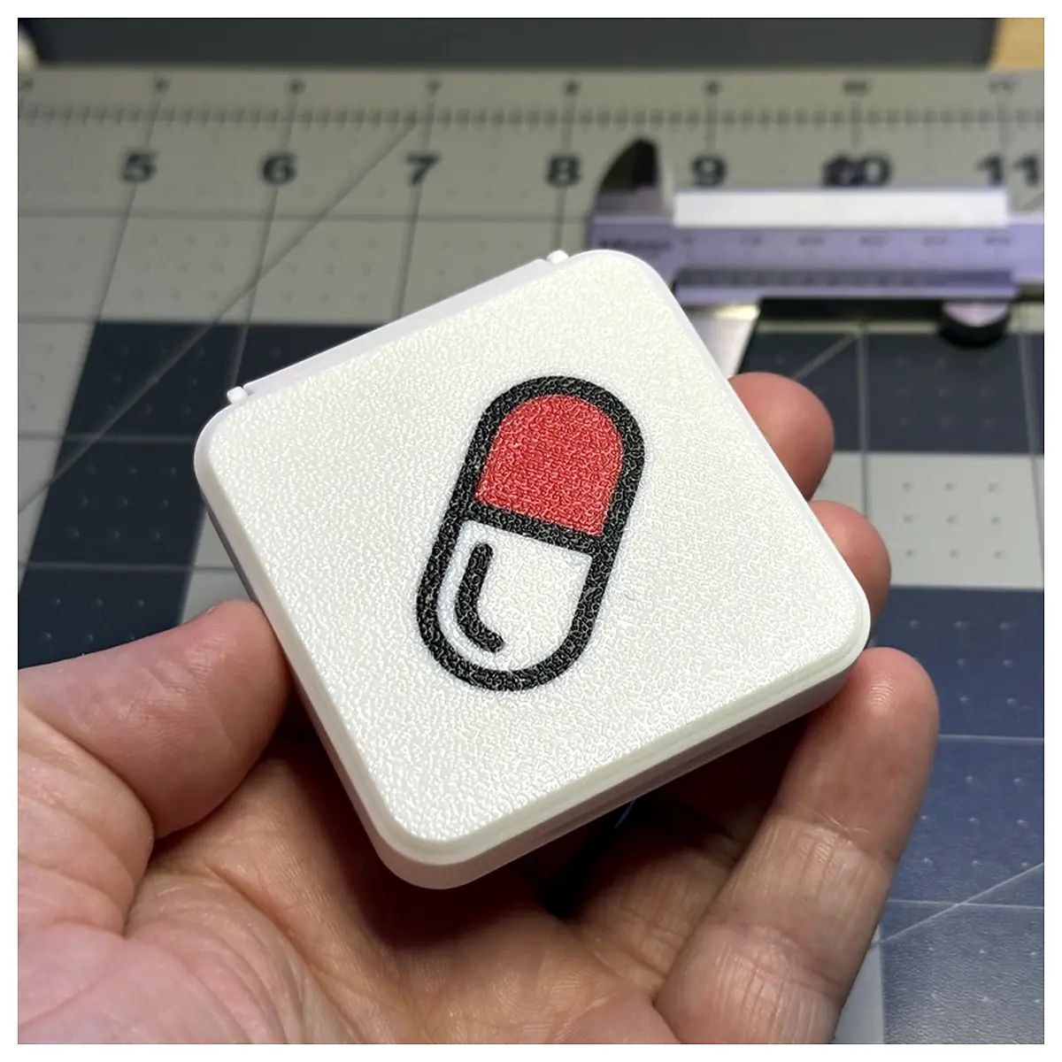 Pocket Pill Box Print Place Box Medication Organizer Pill Case Parts Repair Services
