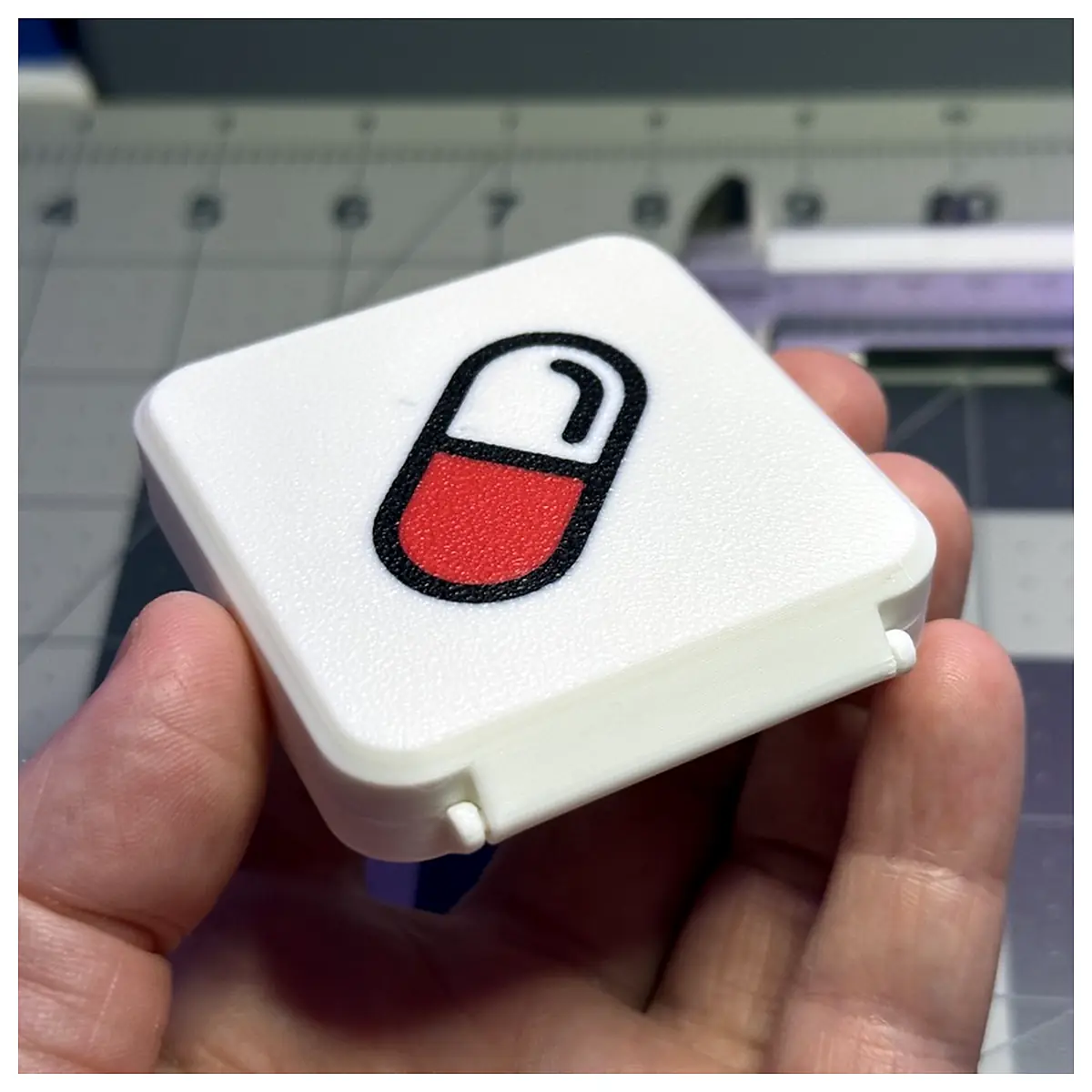 Pocket Pill Box Print Place Box Medication Organizer Pill Case Parts Repair Services