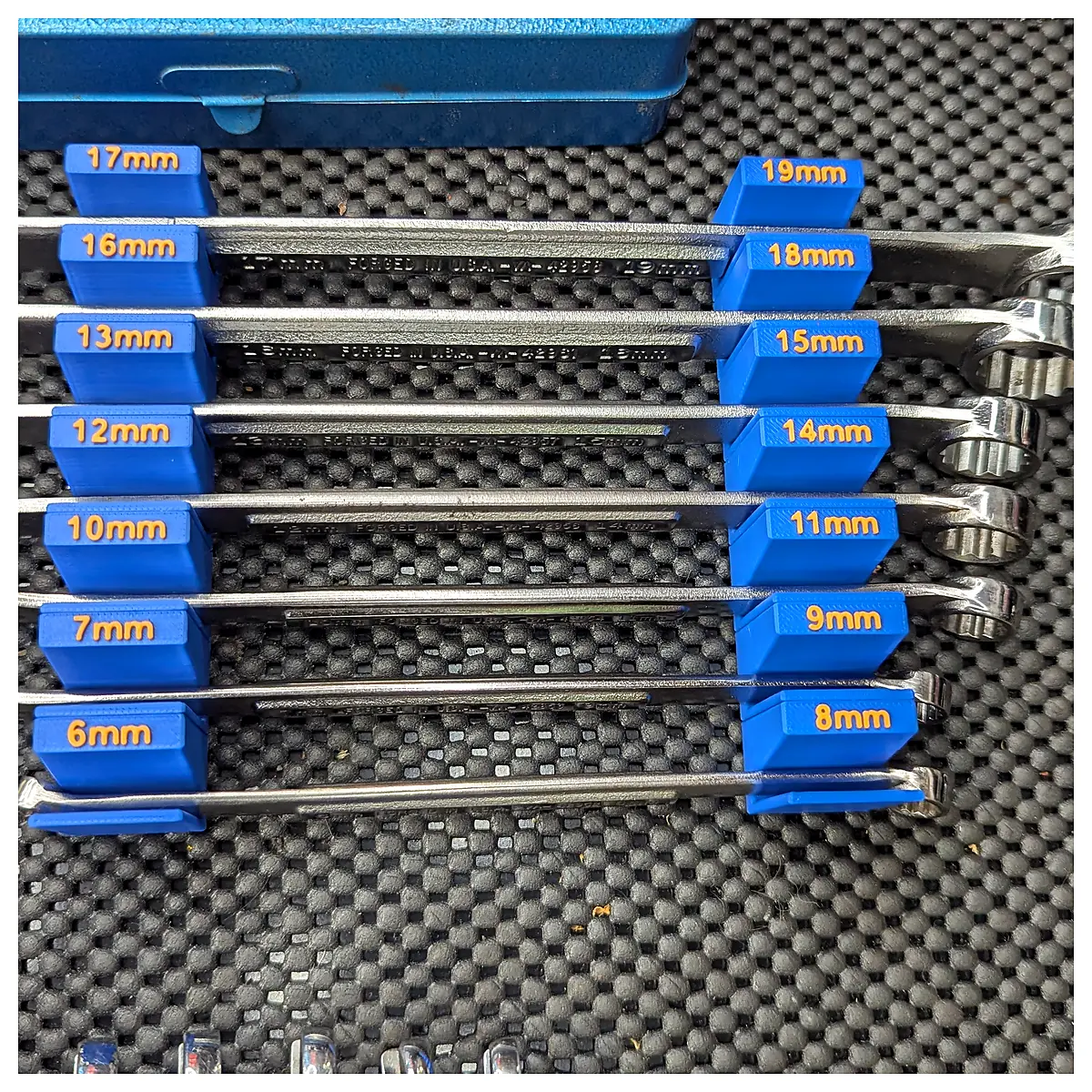 Wrench Organizer Modular Tool Storage Parts Repair Kit Fasteners Hardware Accessories