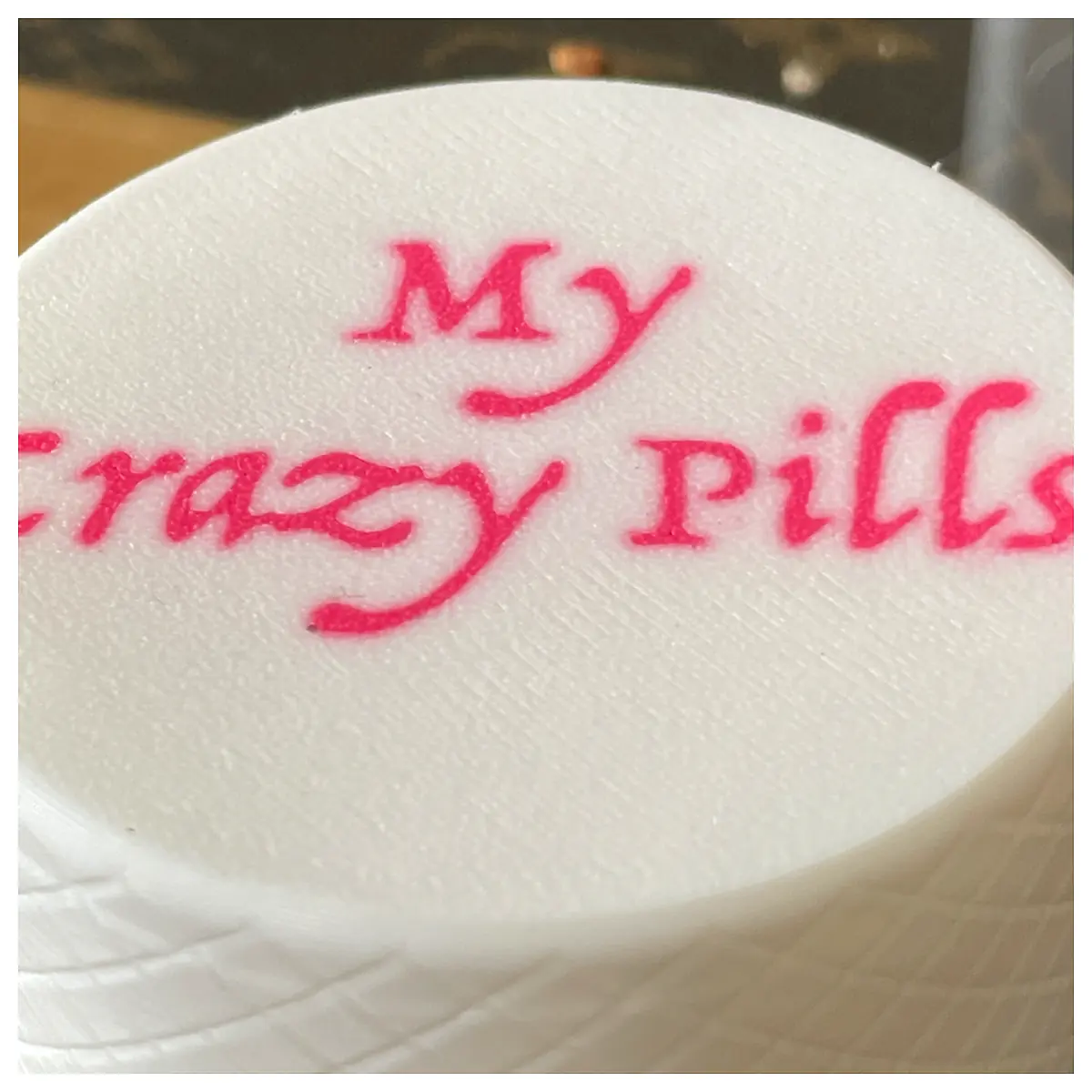 Crazy Pills Jar Energy Capsules Vitamin Fatigue Relief Boost Vitality Natural Ingredients Energy Supplement Sports Support Stamina Enhancement Fitness