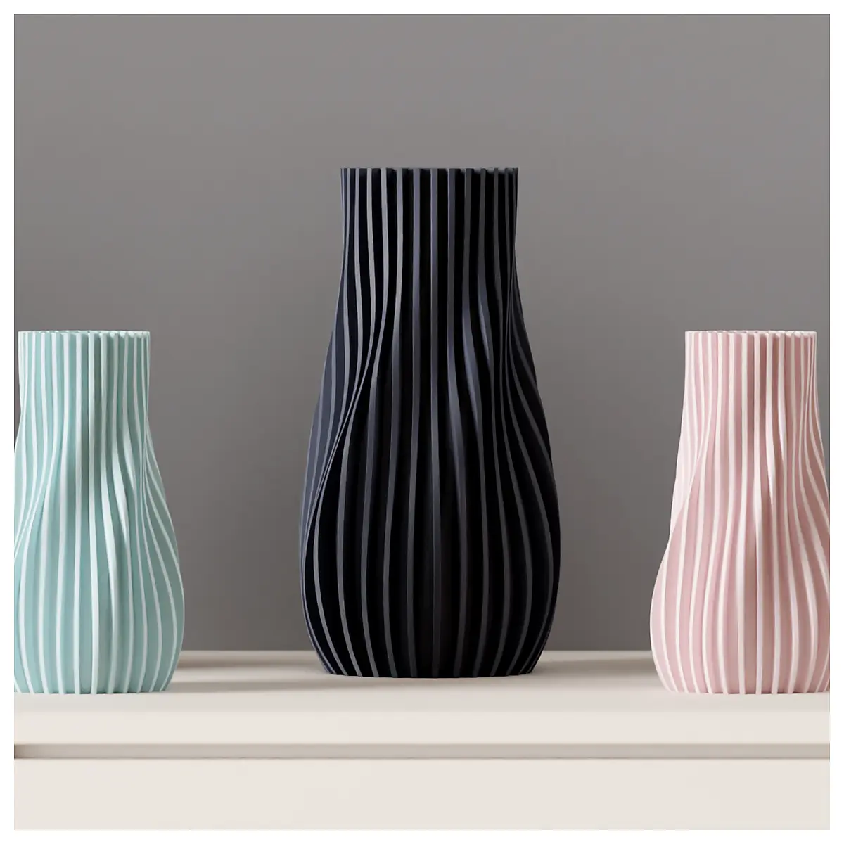 Modern Flowing Sculptural Vase Ceramic Art Home Decor Decorative Vase Creative Accent Gift