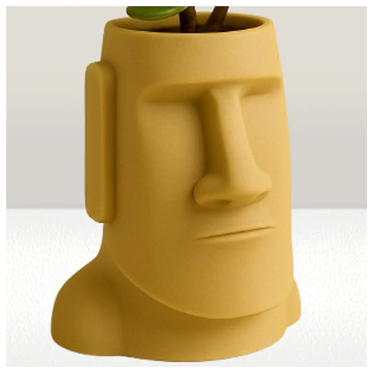 Moai Planter Indoor Outdoor Flower Pot Container Succulent Plant Herb Garden Decoration Landscape