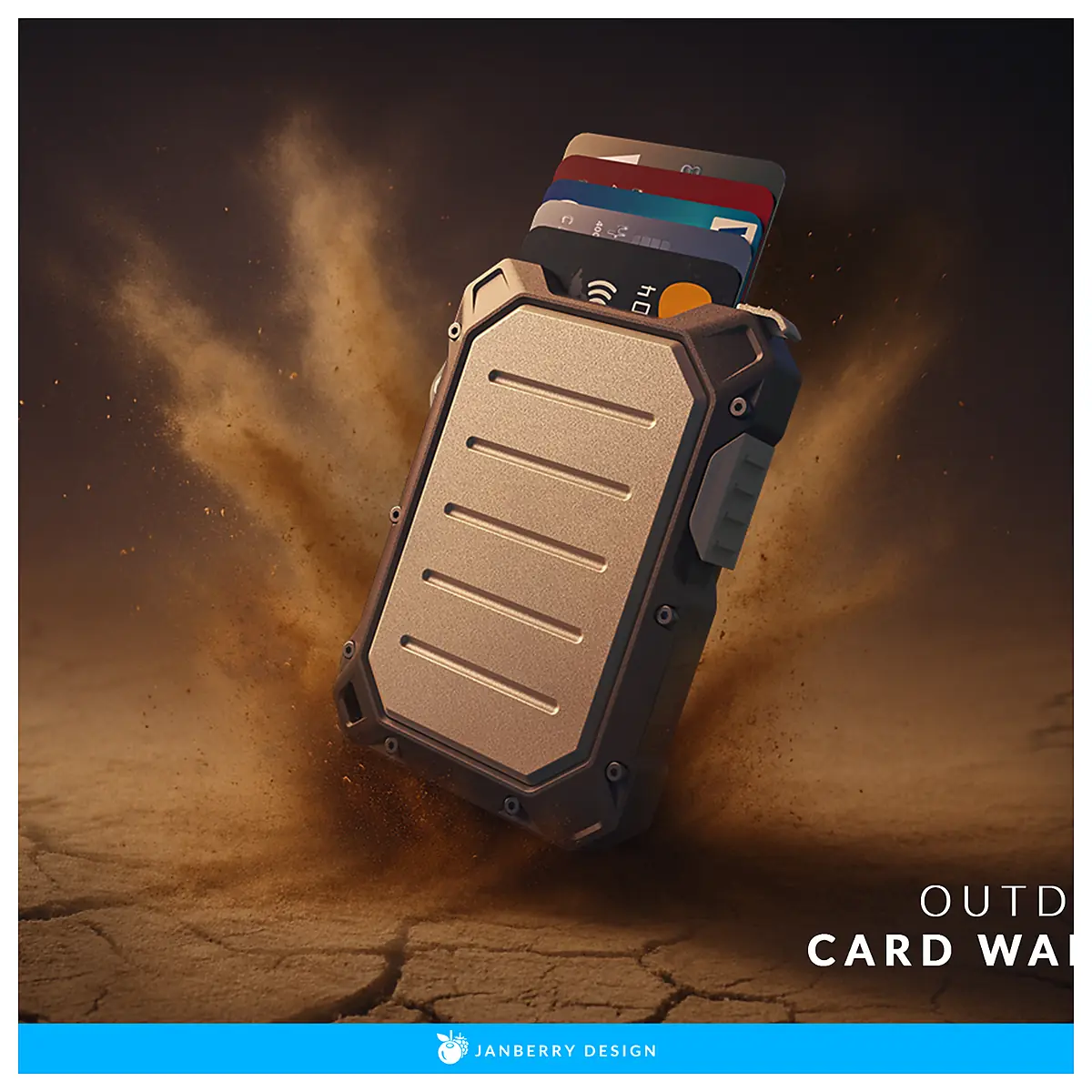 Outdoor Card Wallet Multi Purpose Wallet Card Holder Protective Case Phone Card Storage