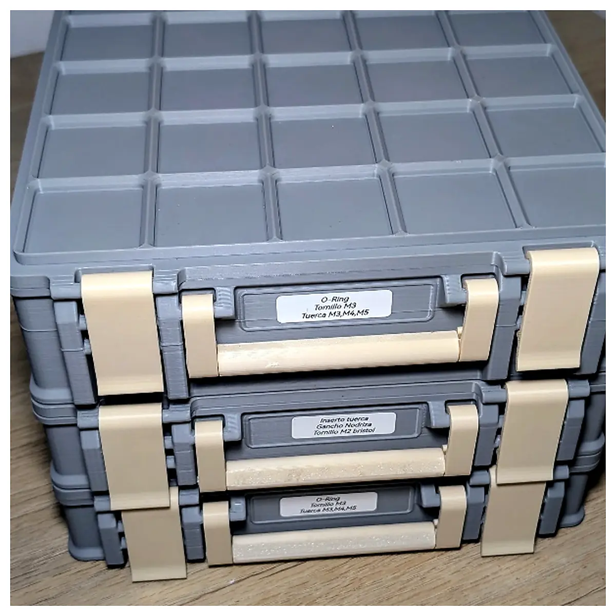 Gridfinity Box Organizer Storage System Parts Accessories Repair Universal Storage Box Multi Function