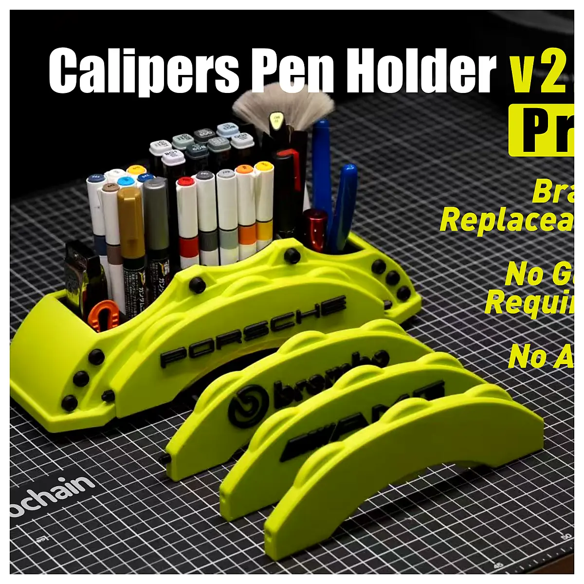 RC002 Caliper Pen Holder Storage Replaceable Parts No No Glue Perfect Print Customizable