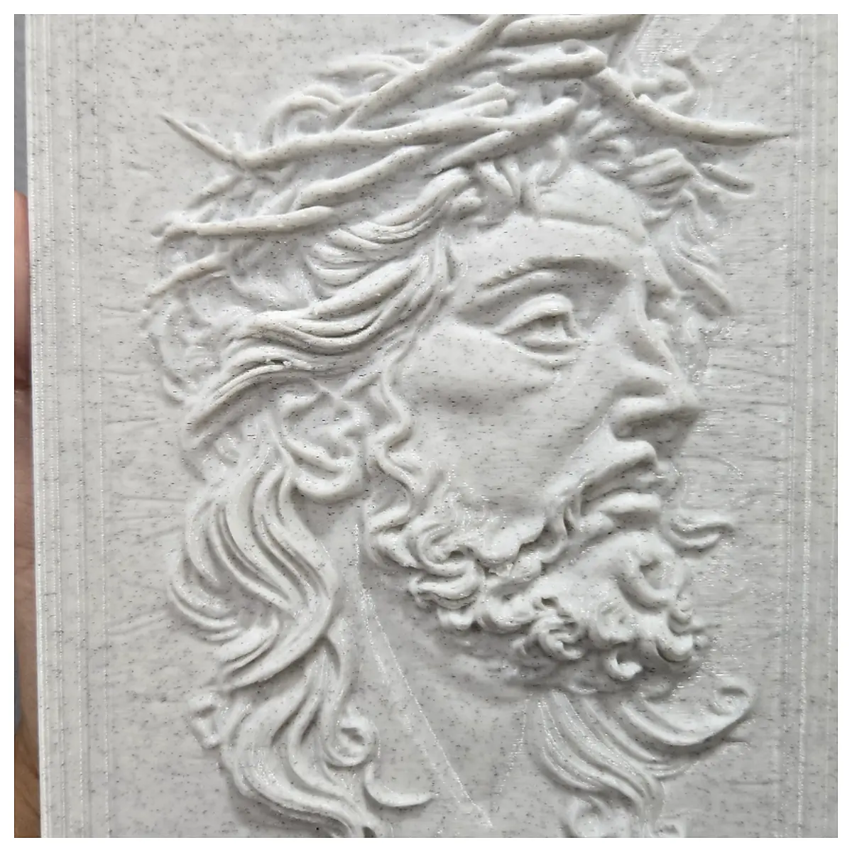 Christ in Relief Charity Supplies Religious Decor Prayer Tools Faith Memorials Bible Accessories Gift