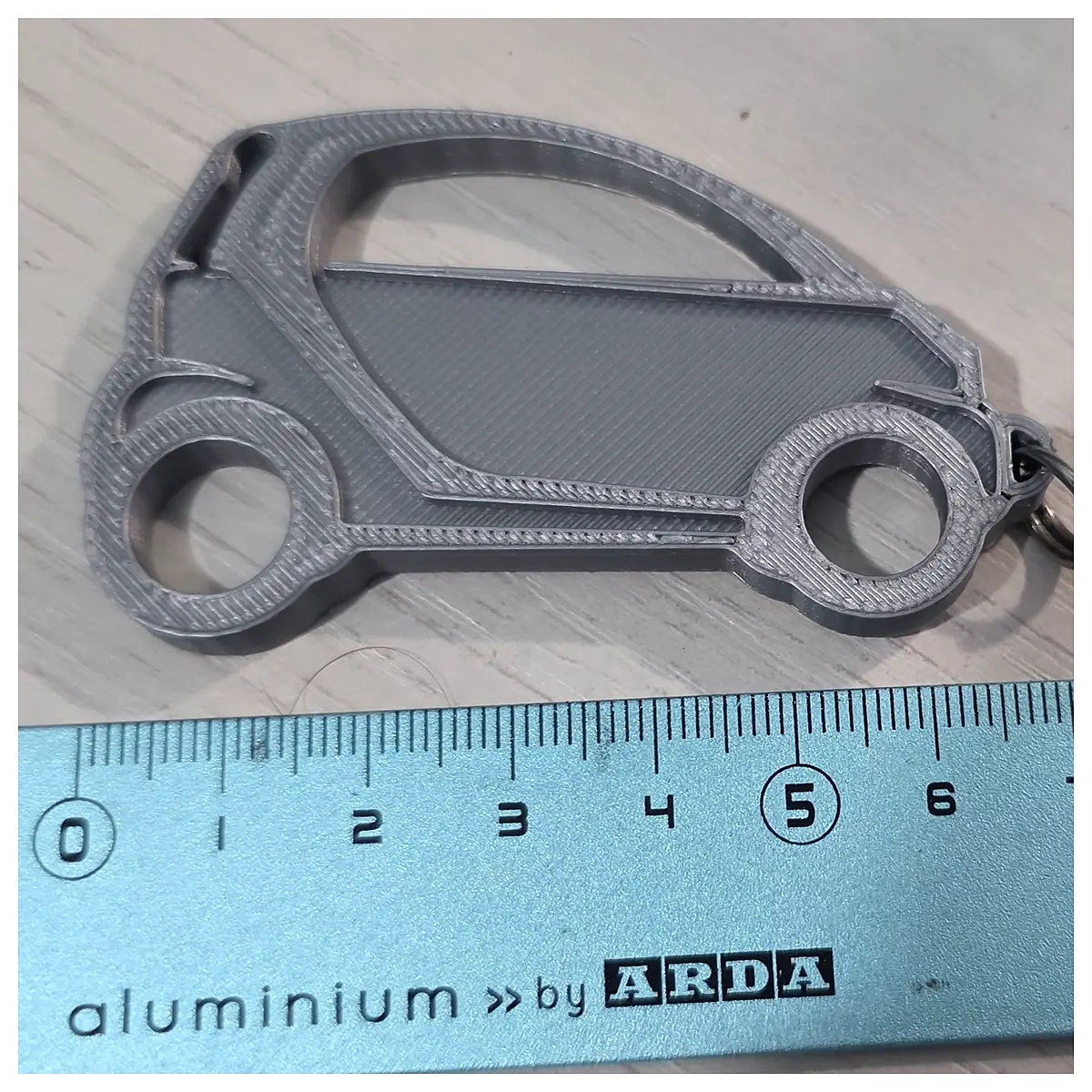 Smart Car Keychain Key Fob Lock Tool Car Parts Keychains Keyring Accessories Auto Supplies