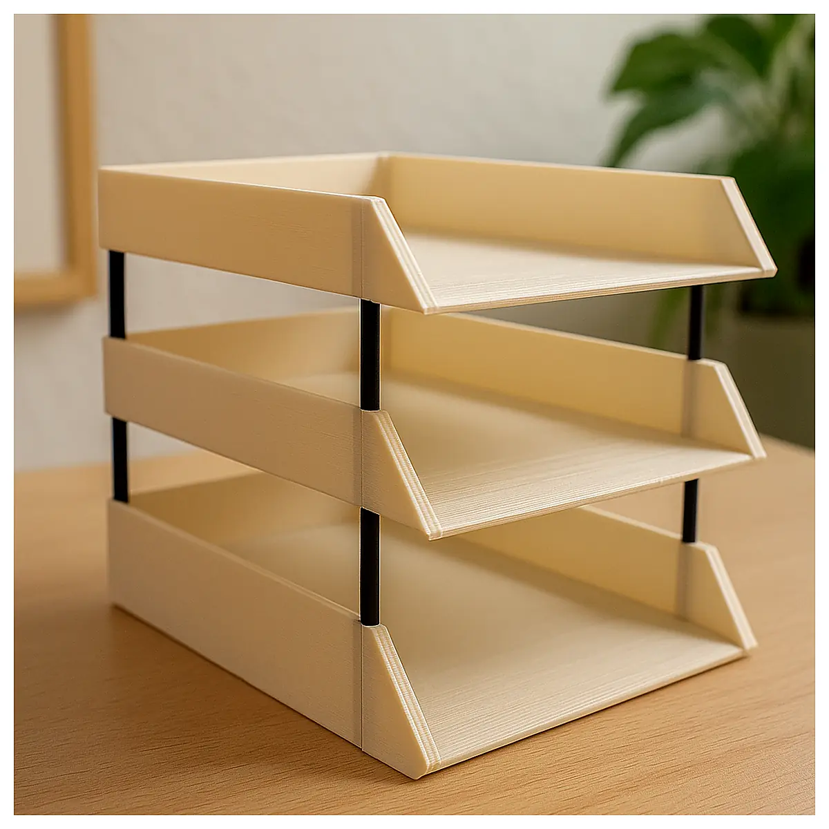 Document Tray Organizer Storage Desk Filing Cabinet A4 Paper Holder Universal Filing System