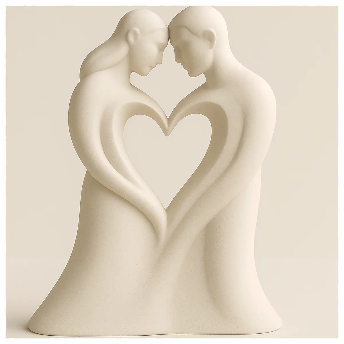 Couple Sculpture Romantic Love Figurine Anniversary Gift Remembrance Present Decorative Art Home Decor