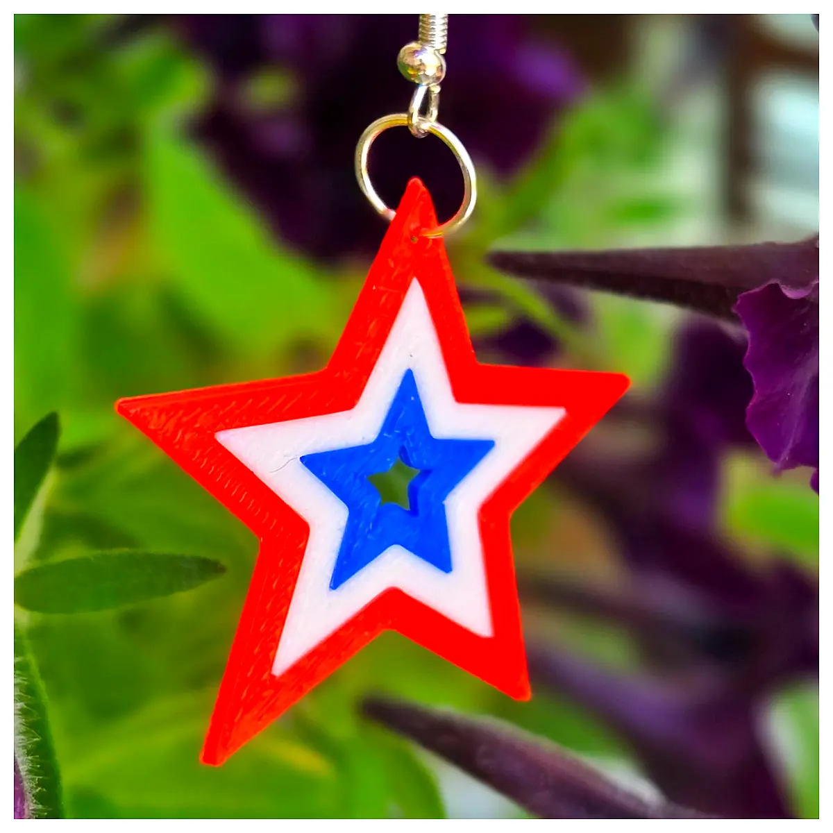 Patriotic Earrings Memorial Gifts Remembrance Symbol History Decoration Russia