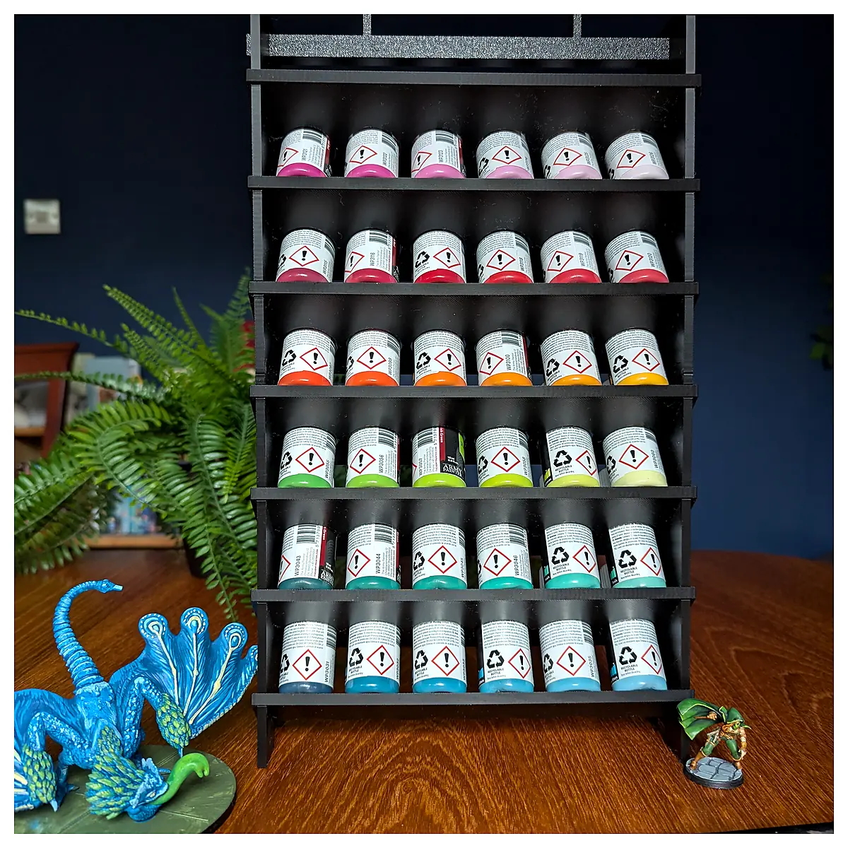 Paint Bottle Rack Dropper Palette Airbrush Brush Holder Painting Accessories Universal Storage Mixing Spray Paint Art Supplies