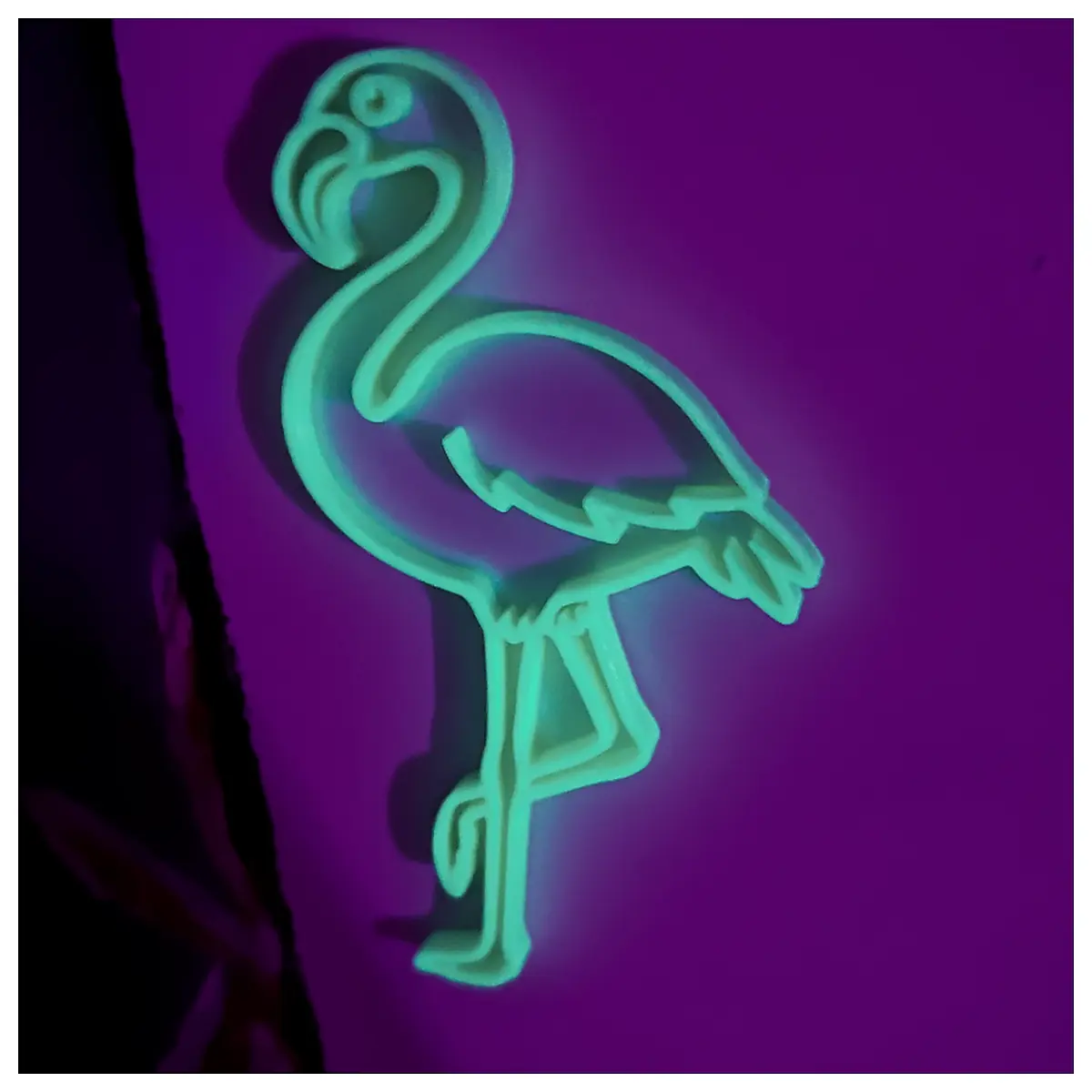 Glow in the Dark Flamingo Night Decoration Fluorescent Pink Duck Party Gift Creative Display Indoor Kids Toy Glowing Bird