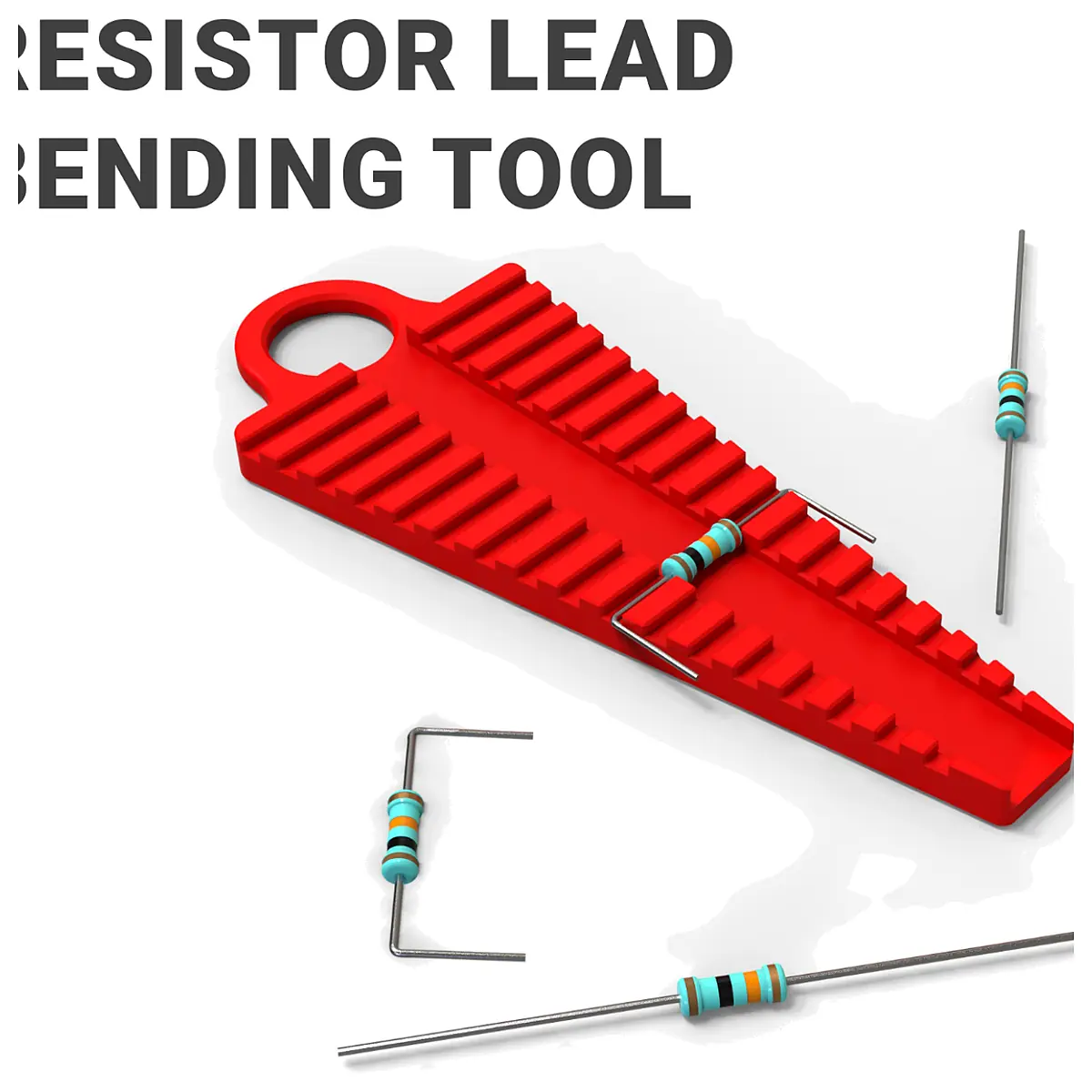 Resistor Bending Tool Leg Forming Tool Electronic Components Parts Adjustable Tool